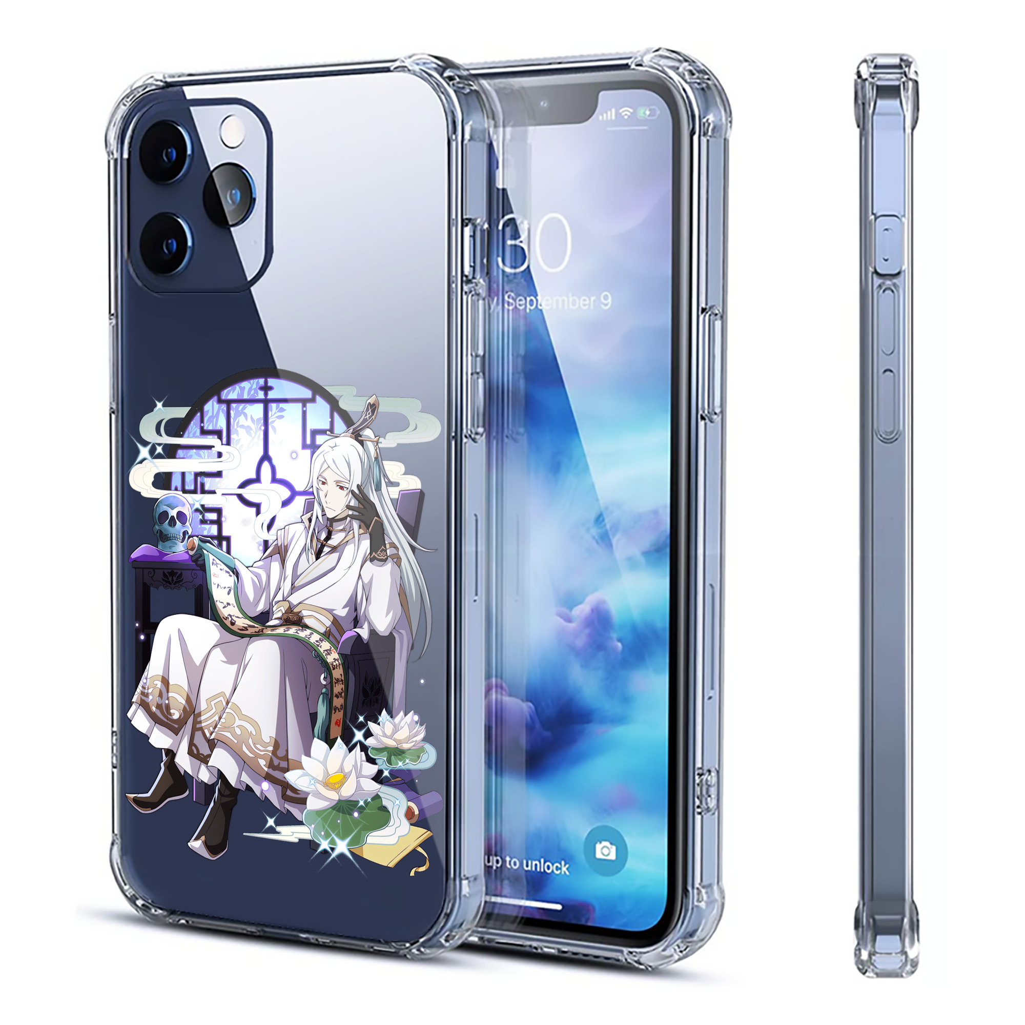 （画像用） 文豪ストレイドッグス Bungo Stray Dogs 【iPhone 12シリーズ対応】透明スマホケース（クリアソフトケース）